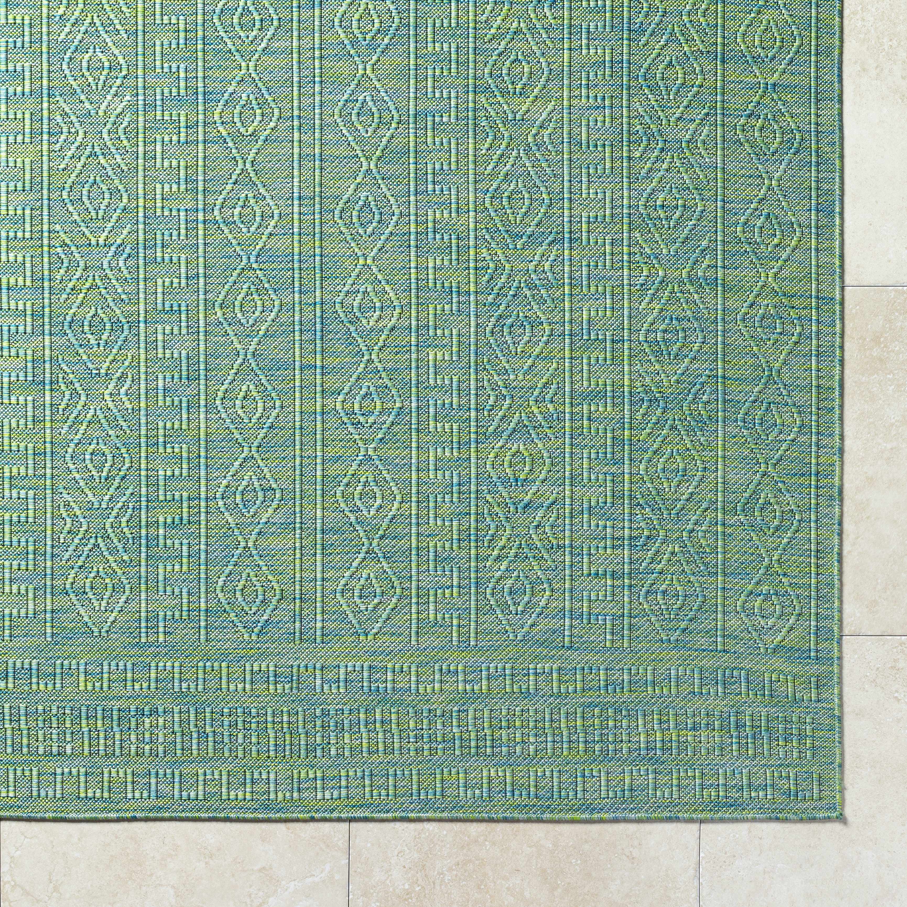 Nuela Green Area Rug - Clearance - Image 5