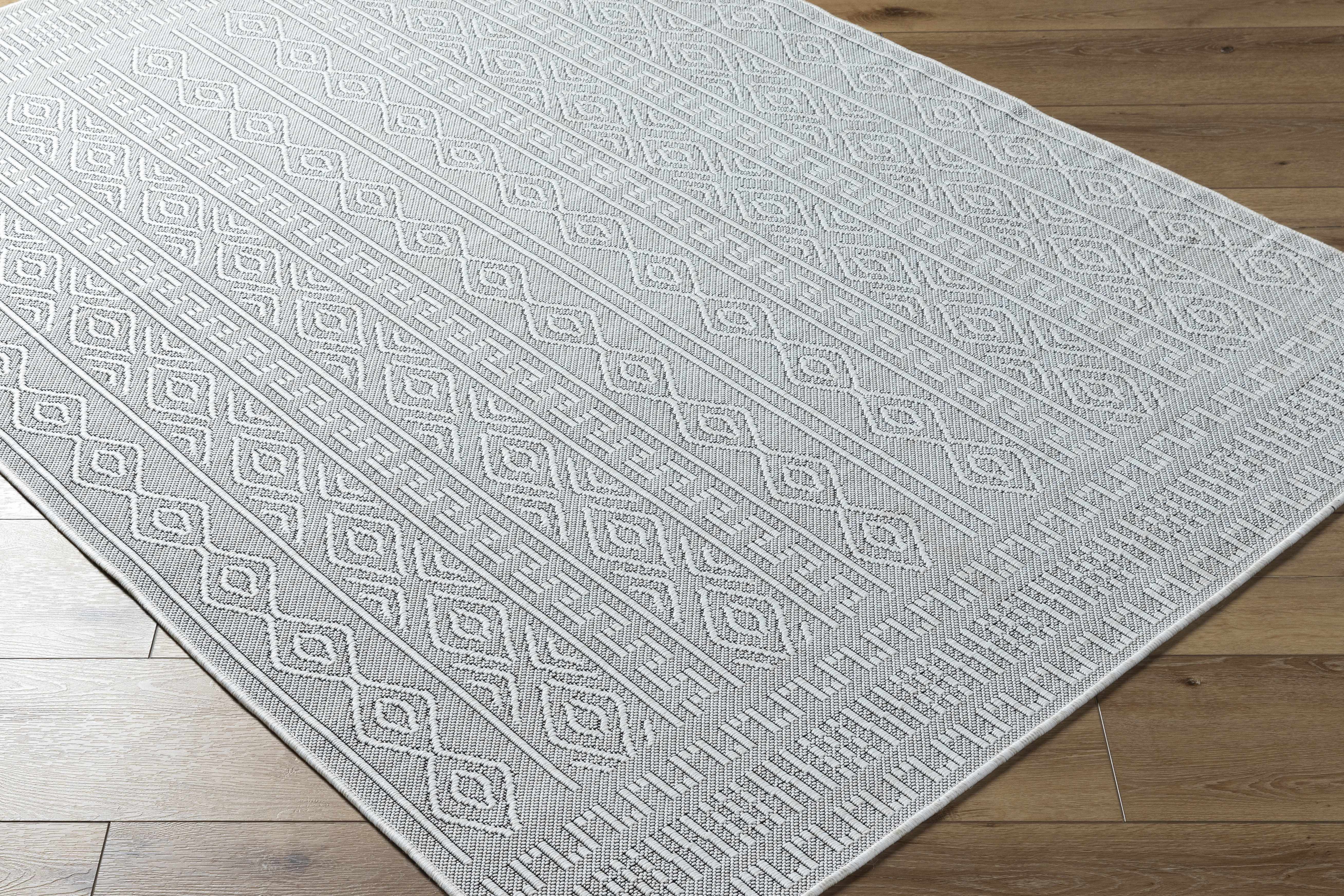 Nuela Light Gray Area Rug - Clearance - Image 4