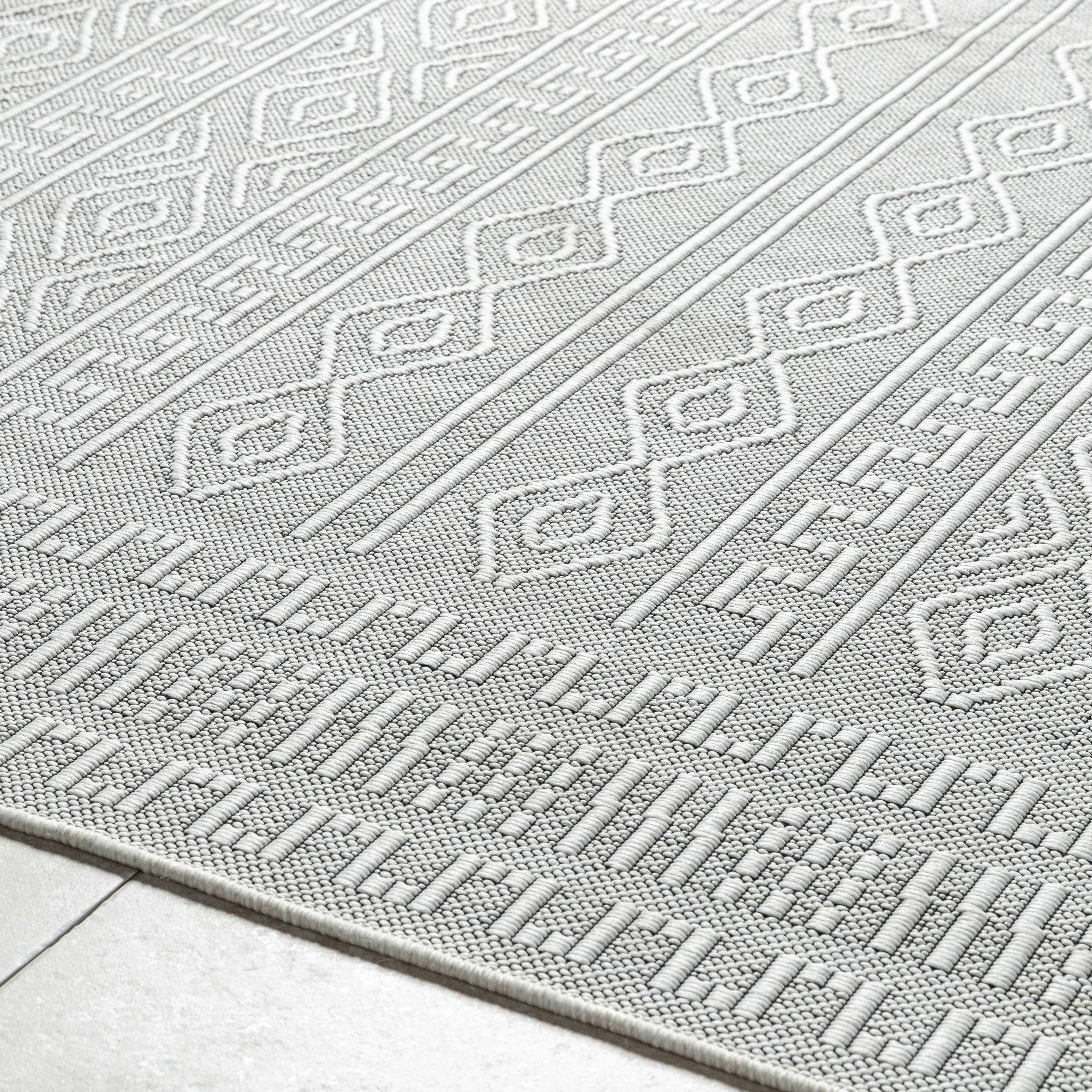 Nuela Light Gray Area Rug - Clearance - Image 6