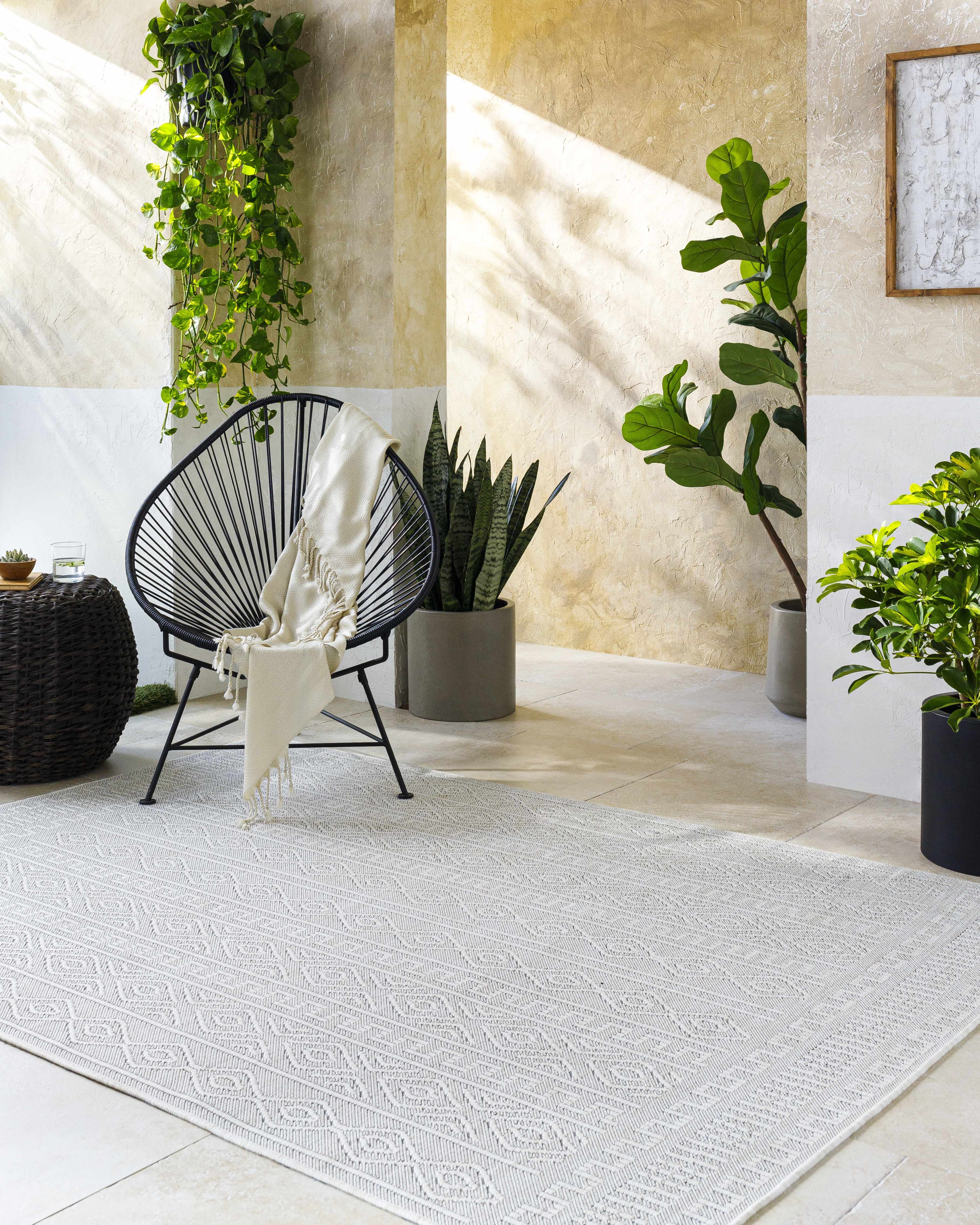 Nuela Light Gray Area Rug - Clearance - Image 8