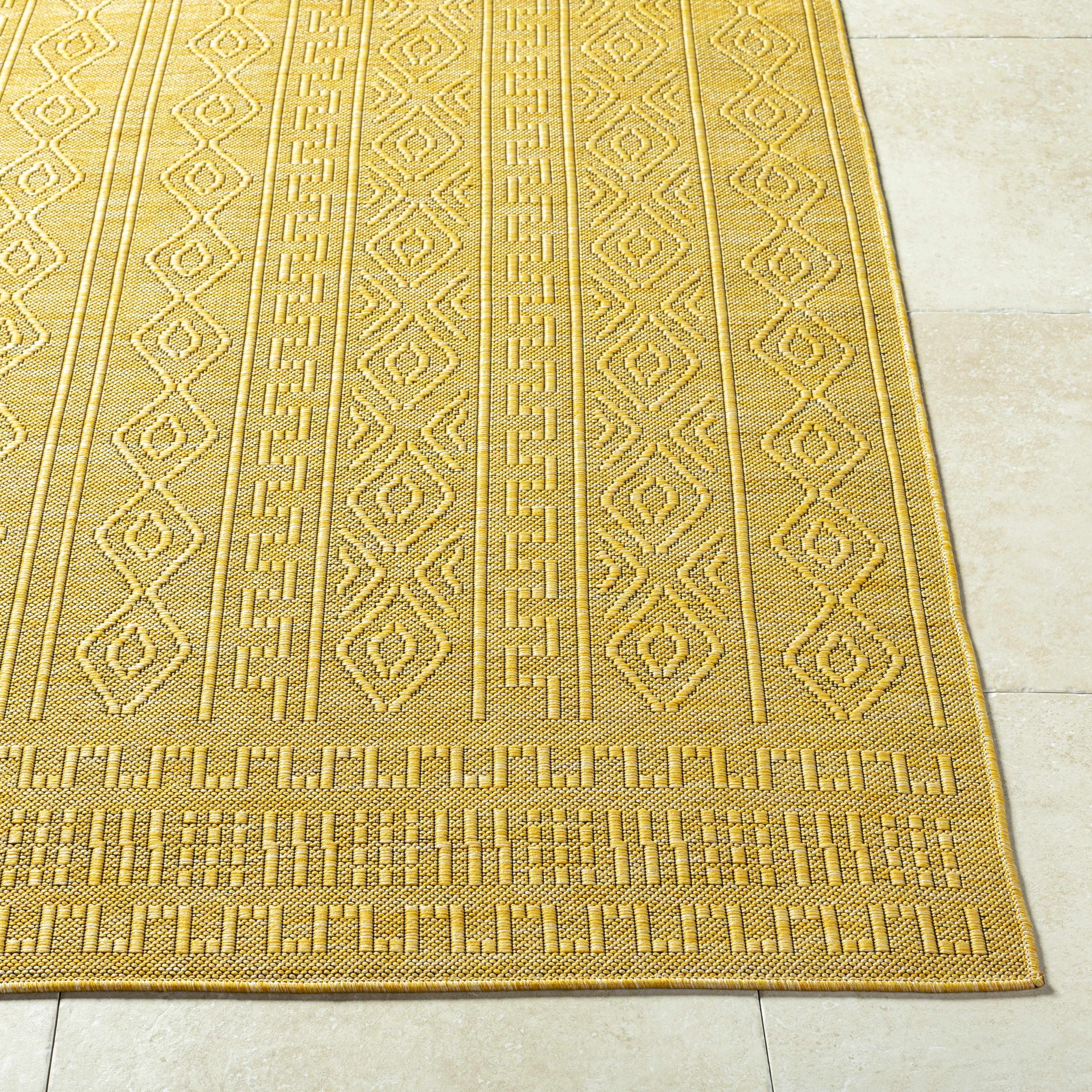 Nuela Mustard Area Rug - Clearance - Image 3