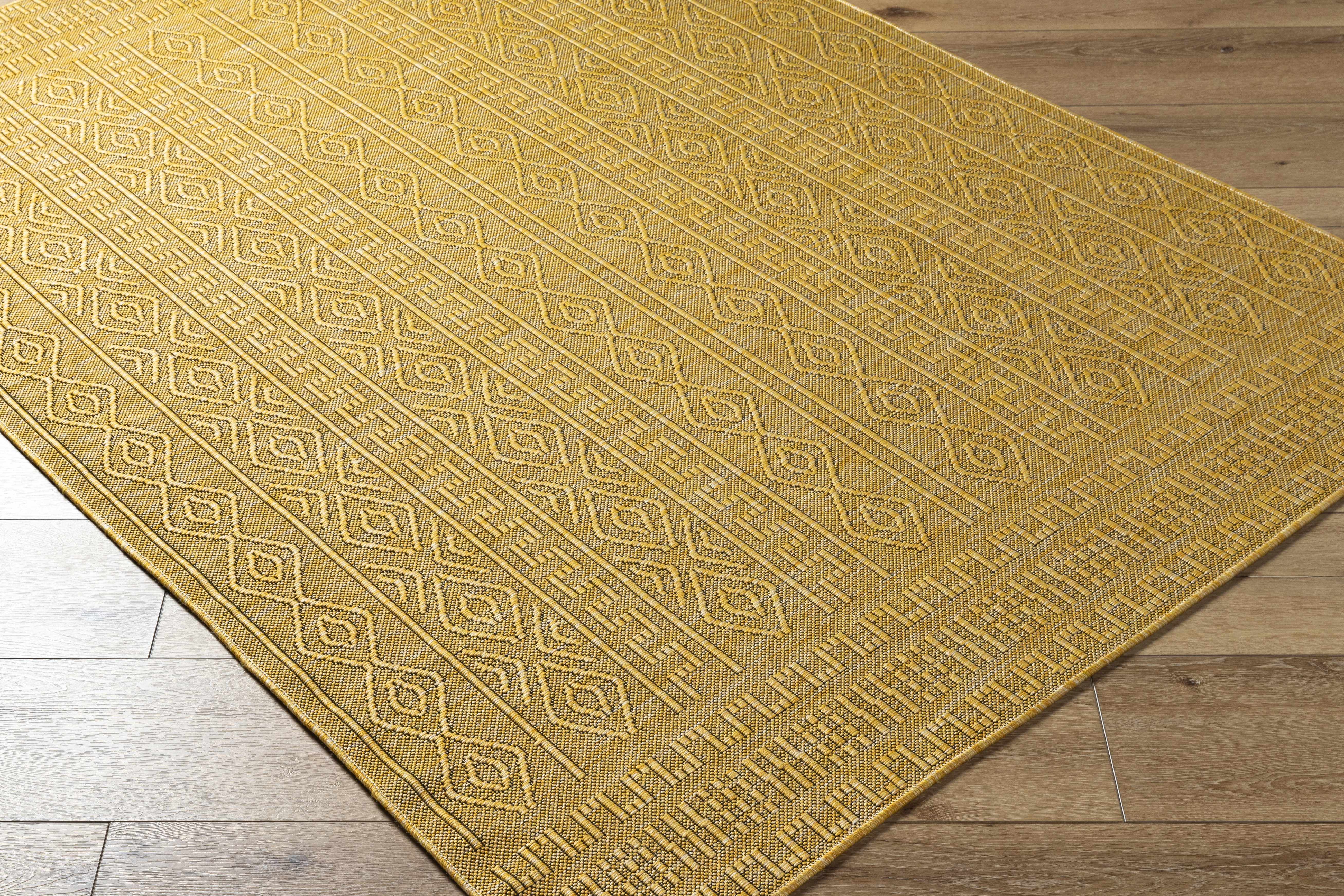Nuela Mustard Area Rug - Clearance - Image 4