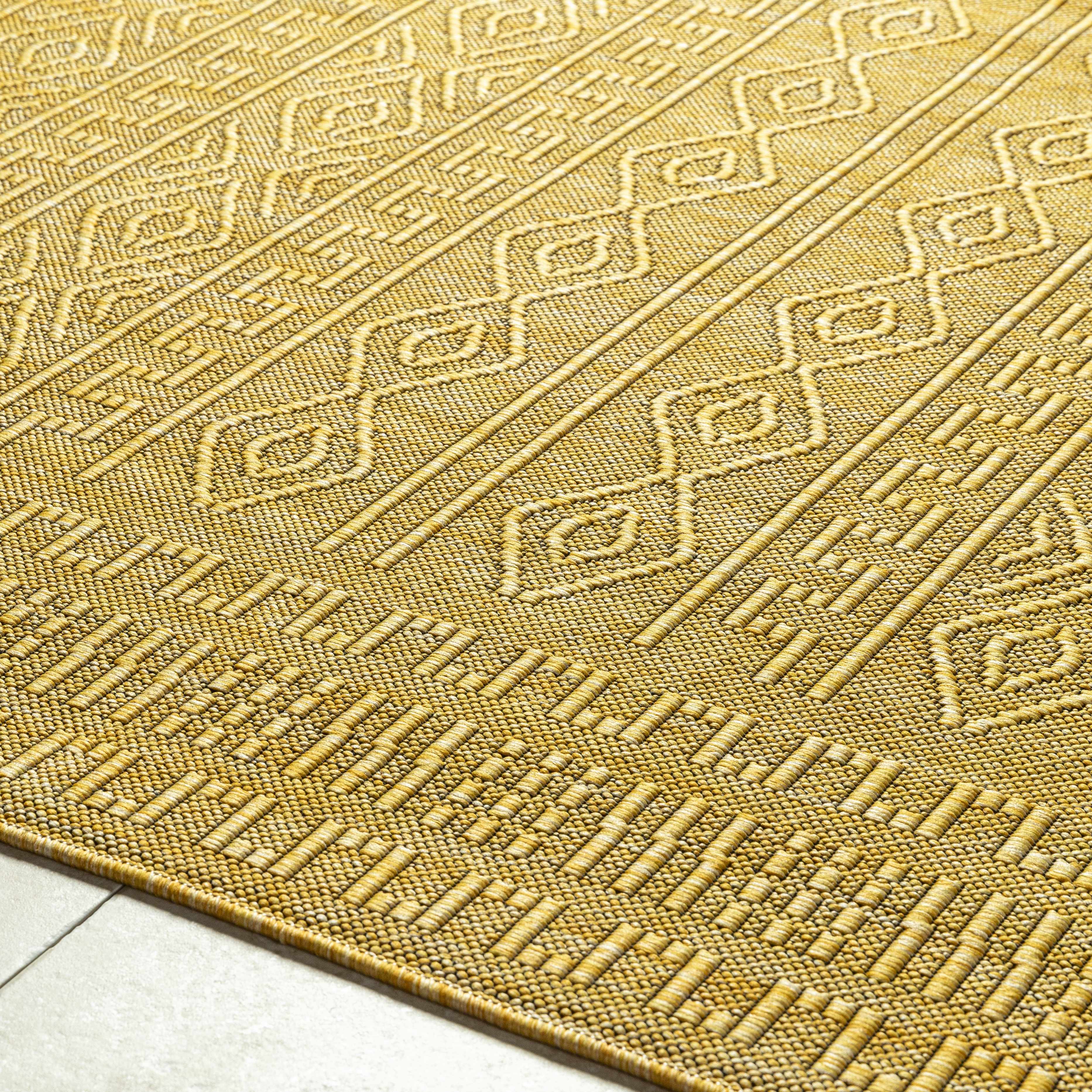 Nuela Mustard Area Rug - Clearance - Image 6
