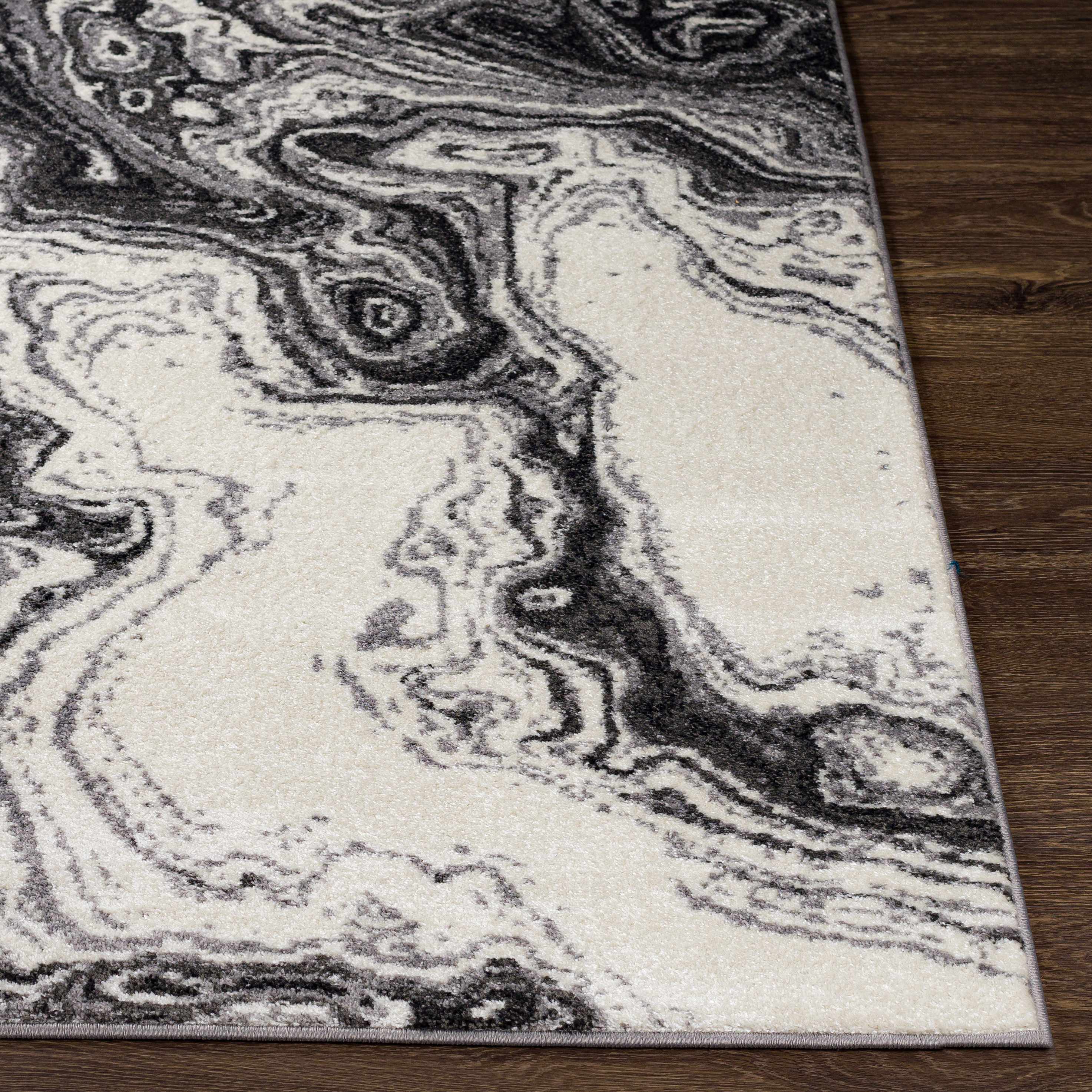 Nuevo Black Marble Carpet - Clearance - Image 5