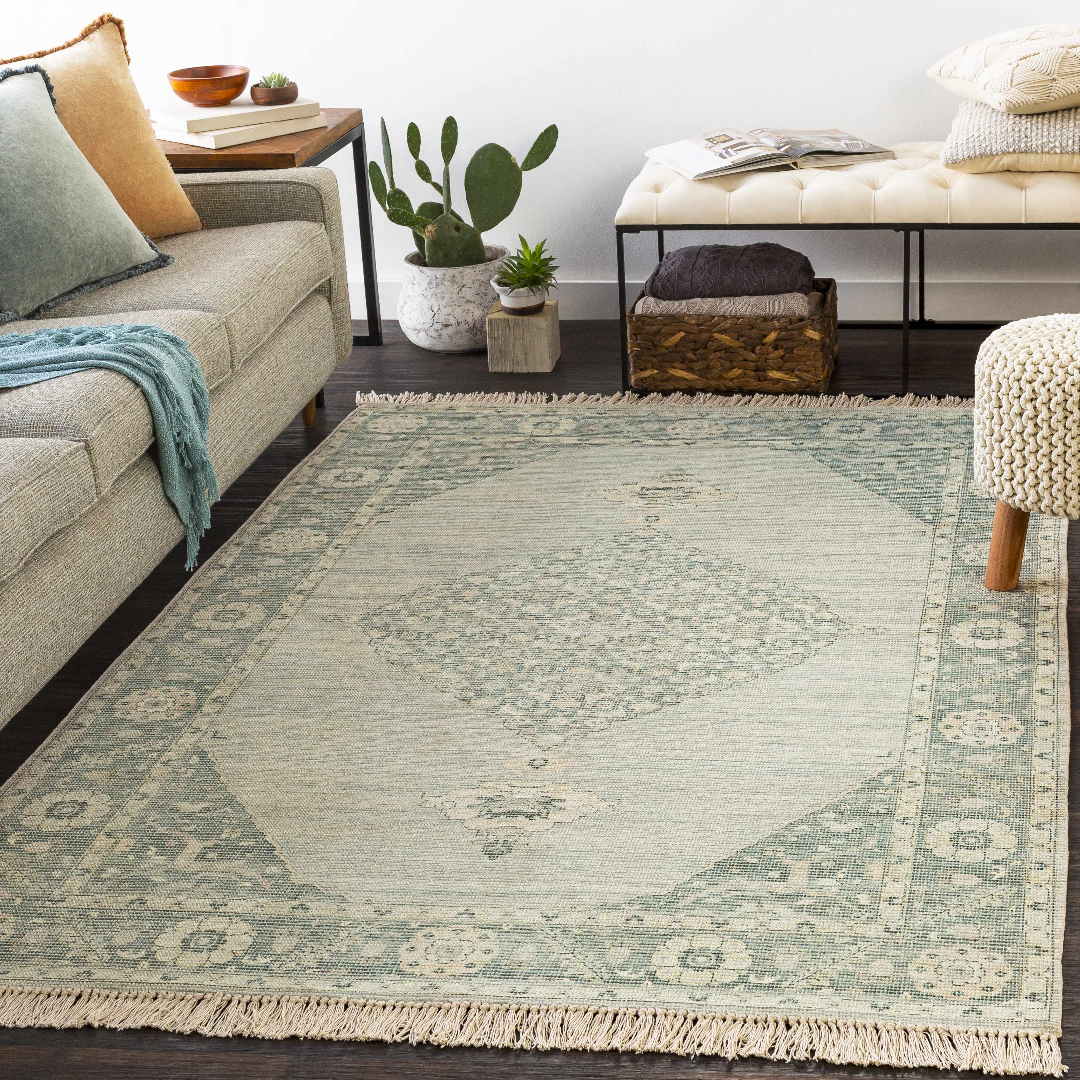 Nulsen Handmade Cotton-blend Rug - Clearance - Image 2