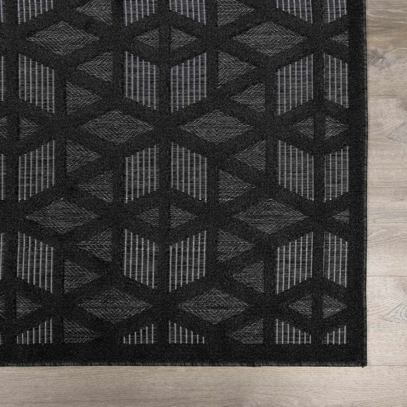 Nuri Black Outdoor Rug - Image 27