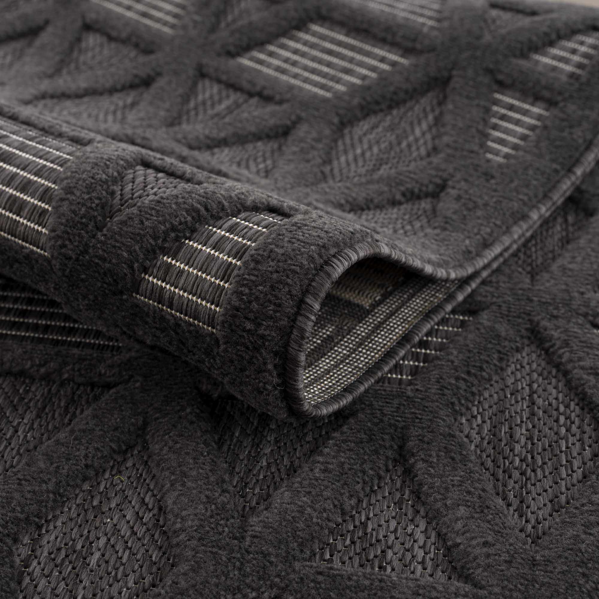 Nuri Black Outdoor Rug - Image 8