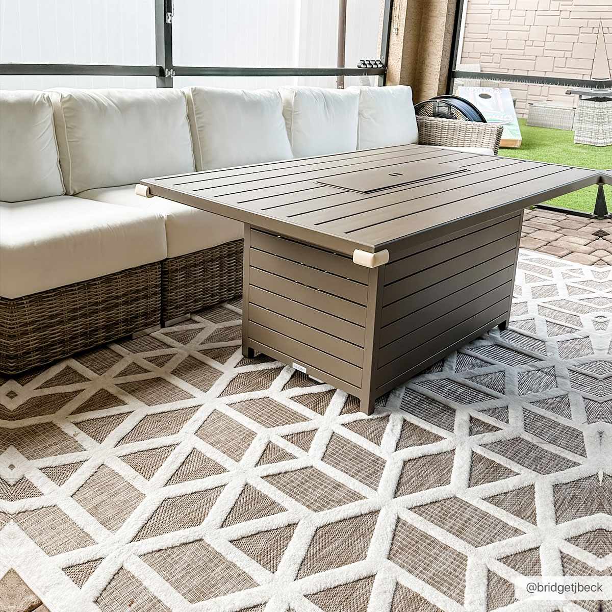 Nuri Tan Outdoor Rug - Image 2