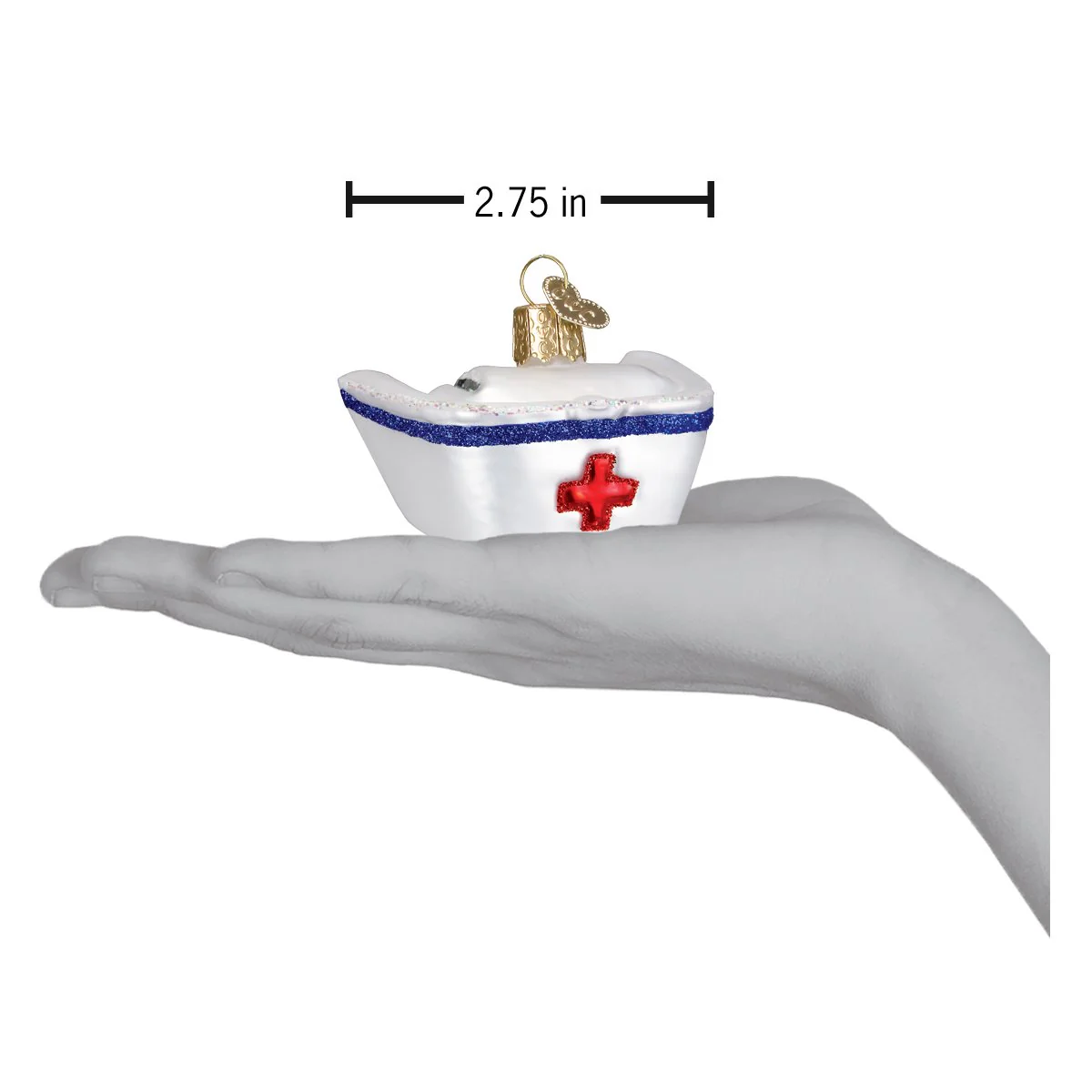 Nurse's Cap Ornament - Image 3