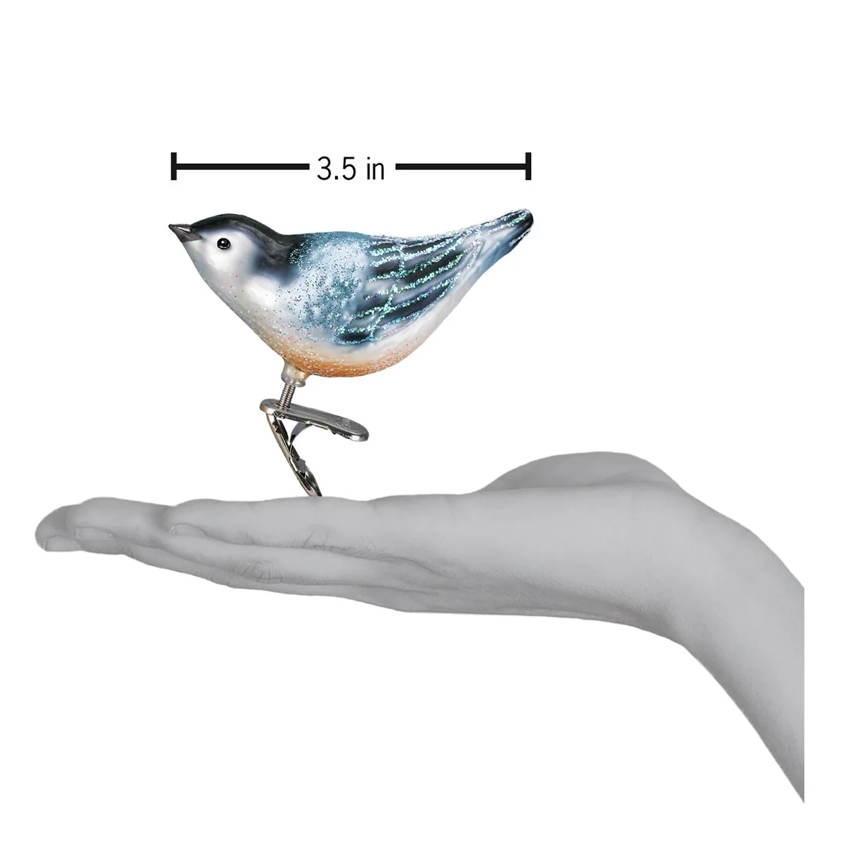 Nuthatch Ornament by Old World Christmas - Image 4