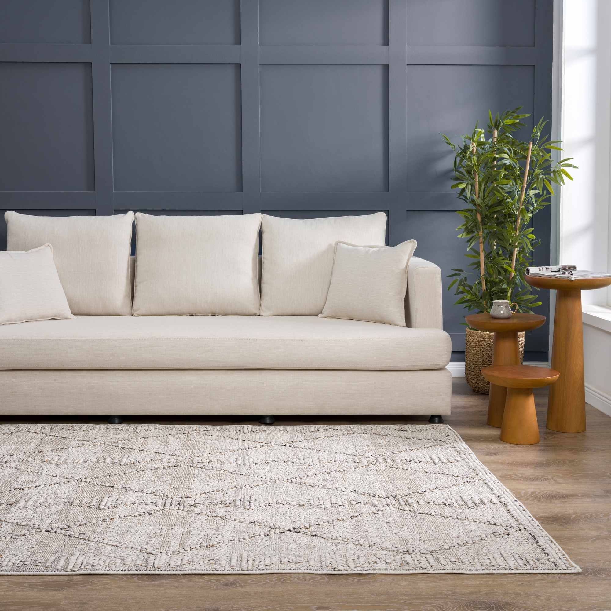 Nyla Bone Indoor & Outdoor Rug - 2x3 Clearance - Image 11