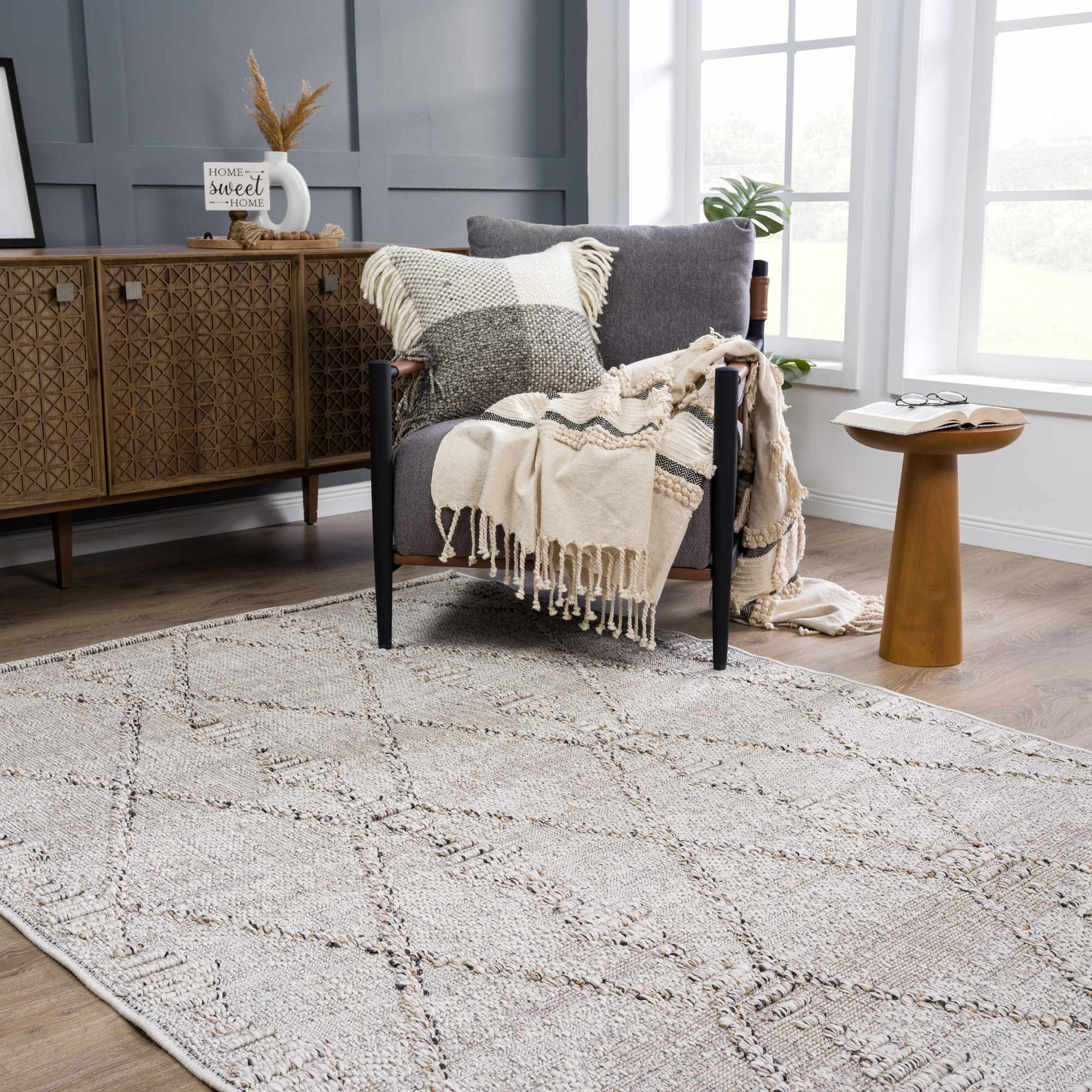 Nyla Bone Indoor & Outdoor Rug - 2x3 Clearance - Image 17