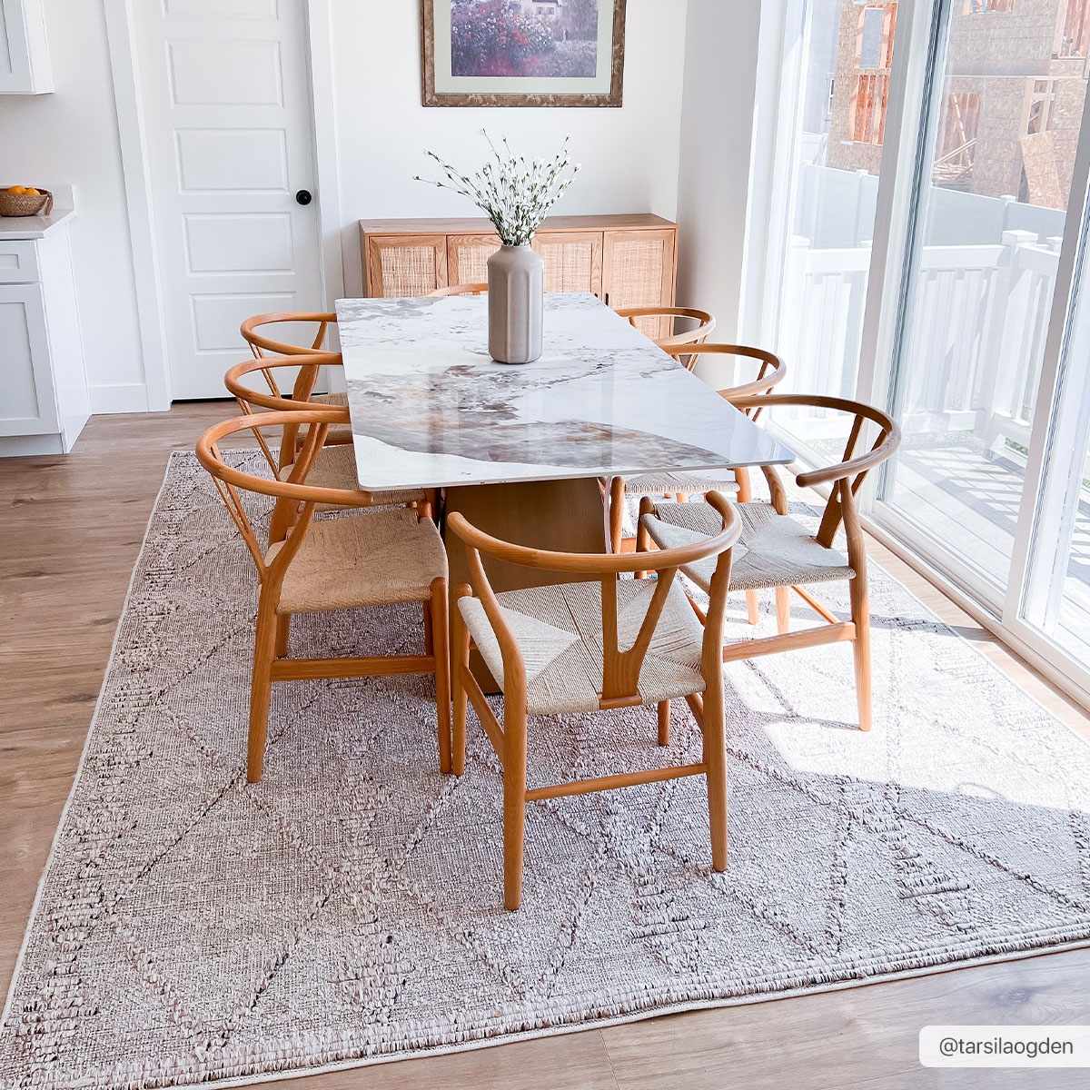 Nyla Bone Indoor & Outdoor Rug - 2x3 Clearance - Image 3