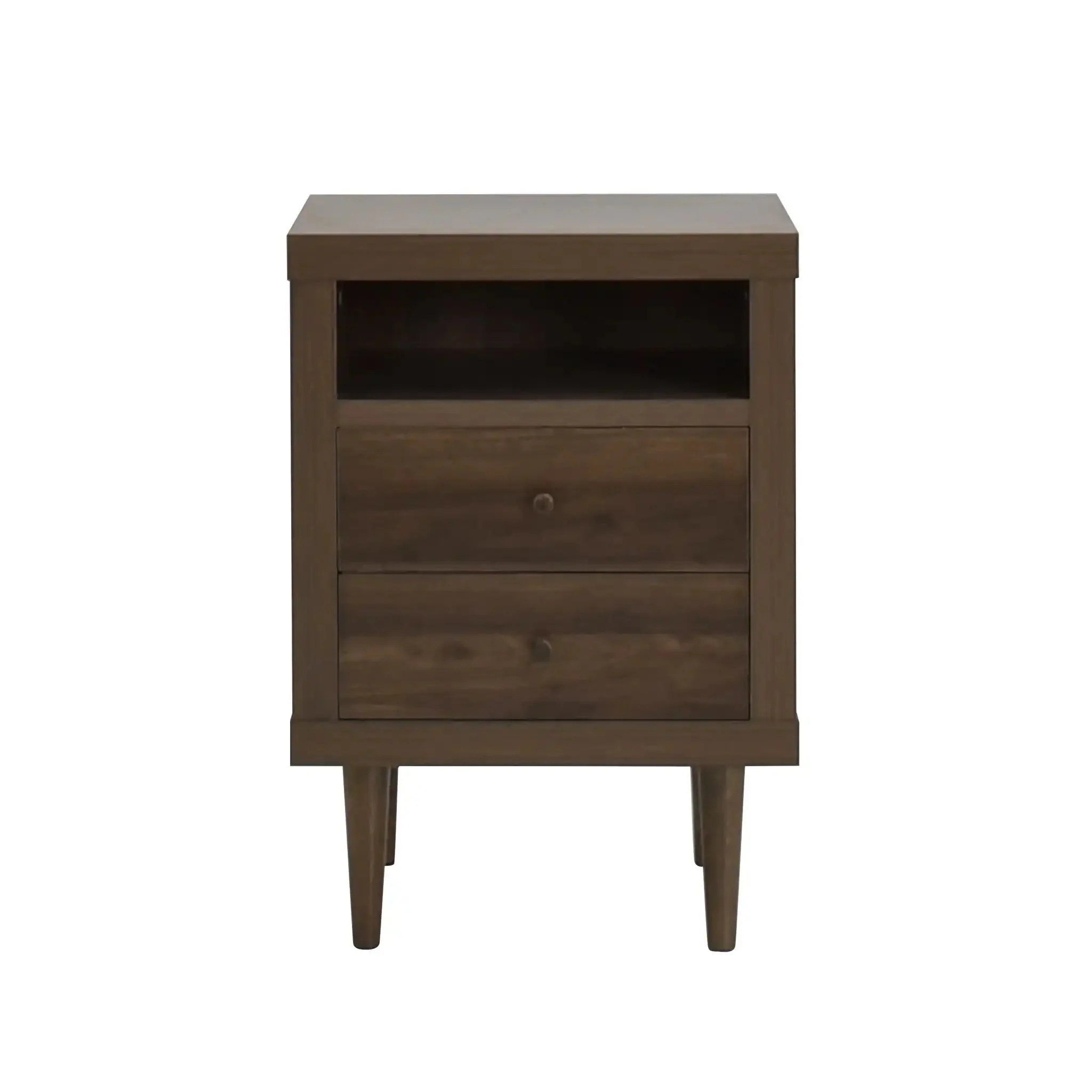 Nystrom - Mid Century Modern 2 Drawer Nightstand - Image 2