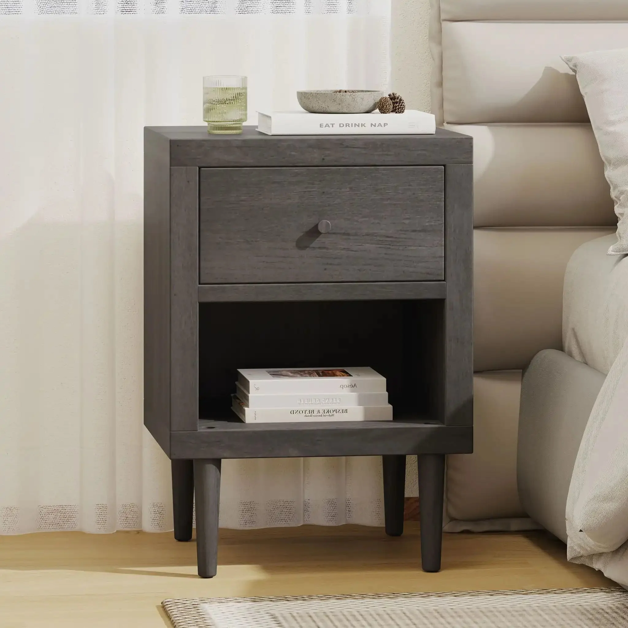 Nystrom - Single Drawer Nightstand - Image 4
