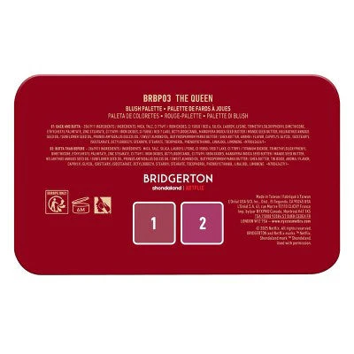 NYX Professional Makeup Bridgerton Royal Blush Buttermelt Blush Palette The Queen - Imperfect Conteiner - Image 10