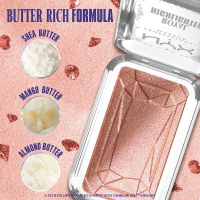NYX Professional Makeup Bridgerton Royal Highlighter Buttermelt Iridescent Peach 0.17oz - New - Image 5