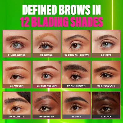 NYX Professional Makeup Brow Blade & Shade Nano Mechanical Brow Pencil Brunette 0.002oz - Missing Box - Image 5