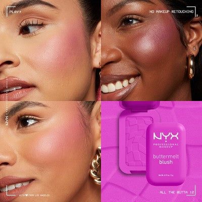 NYX Professional Makeup Buttermelt Blush All The Butta 0.17oz - New - Image 6