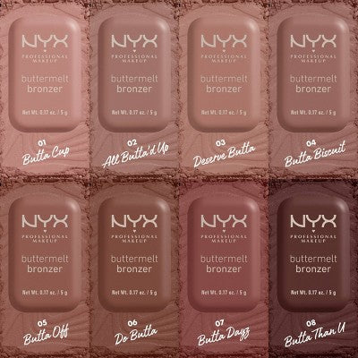 NYX Professional Makeup Buttermelt Bronzer 06 Do Butta (Deep Golden) 0.17oz - New - Image 7