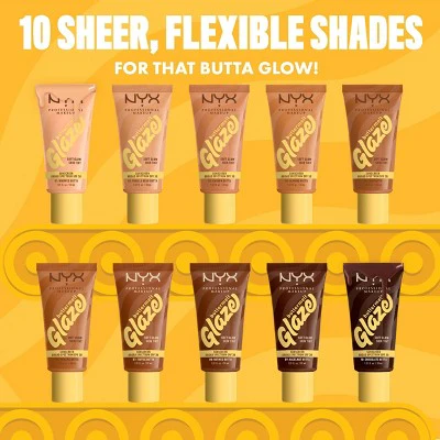 NYX Professional Makeup Buttermelt Glaze Skin Tint SPF 30 Praline Butta 1.01 fl oz - Imperfect Container - Image 10