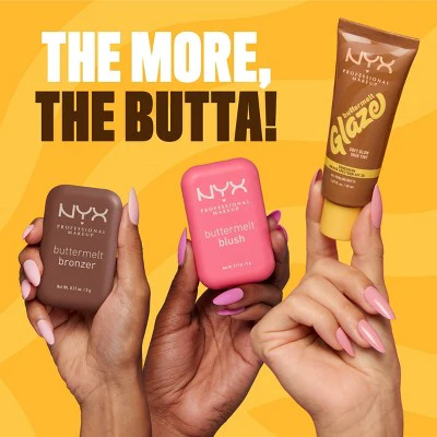 NYX Professional Makeup Buttermelt Glaze Skin Tint SPF 30 Praline Butta 1.01 fl oz - Imperfect Container - Image 12