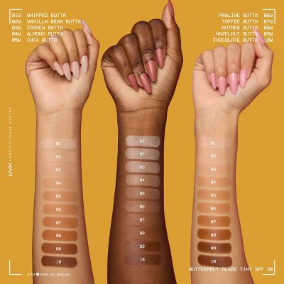NYX Professional Makeup Buttermelt Glaze Skin Tint SPF 30 Praline Butta 1.01 fl oz - Imperfect Container - Image 9