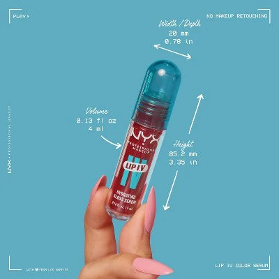 NYX Professional Makeup Lip IV Hydrating Lip Gloss Stain Hydra Honey 0.16 fl oz - New - Image 9