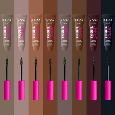 NYX Professional Makeup Thick It Stick It Brow Gel Mascara Ash Brown 0.23 fl oz - Imperfect Box - Image 6