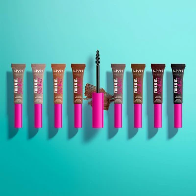 NYX Professional Makeup Thick It Stick It Brow Gel Mascara Ash Brown 0.23 fl oz - Imperfect Box - Image 7