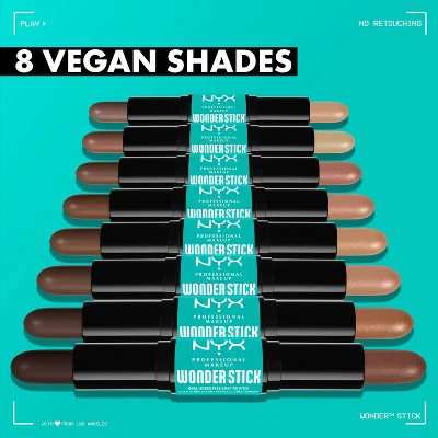 NYX Professional Makeup Wonder Stick 2-in-1 Highlight & Contour 04 Medium 0.28oz - Imperfect Box - Image 10
