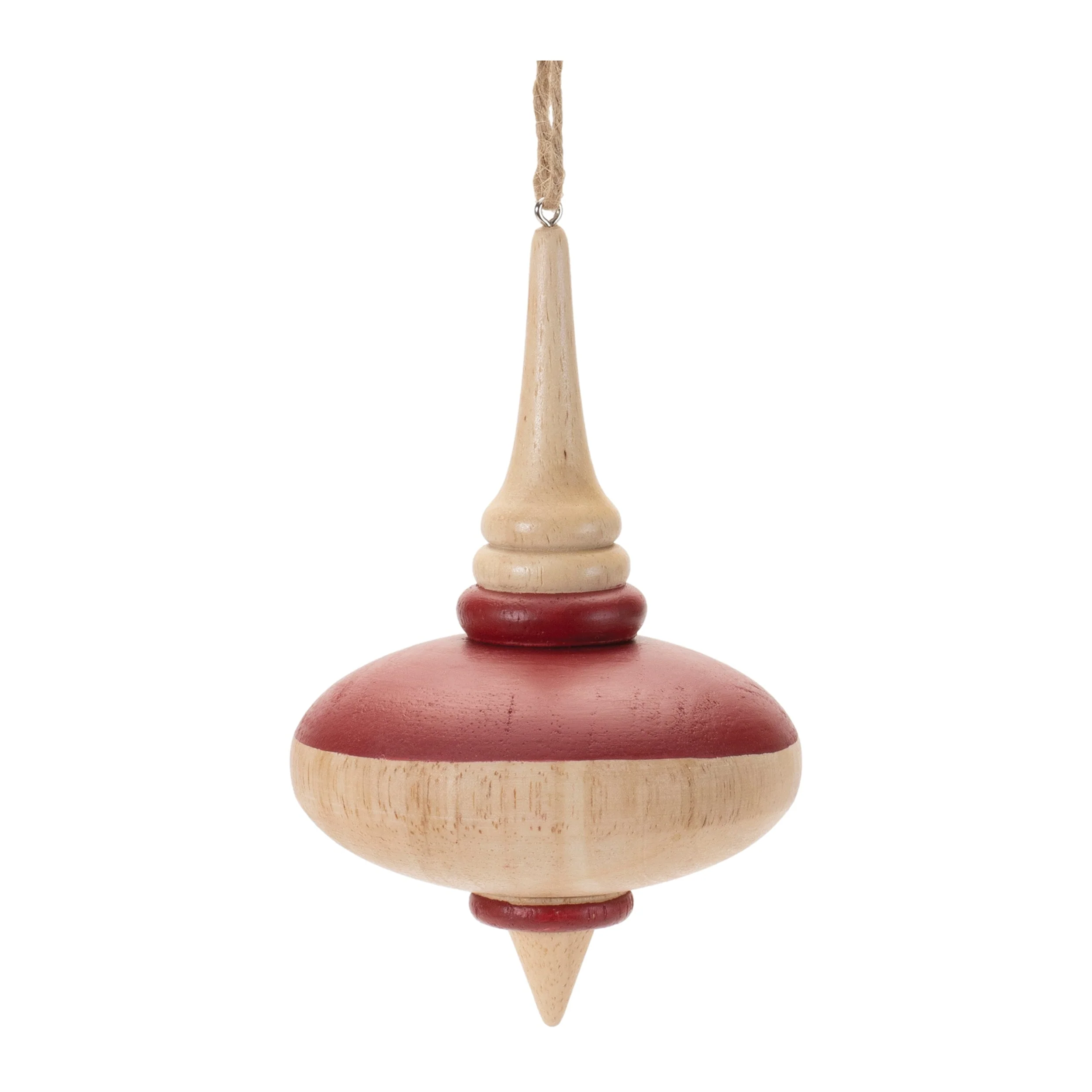 Oak Wood Top Ornament (Set of 12) - Image 3