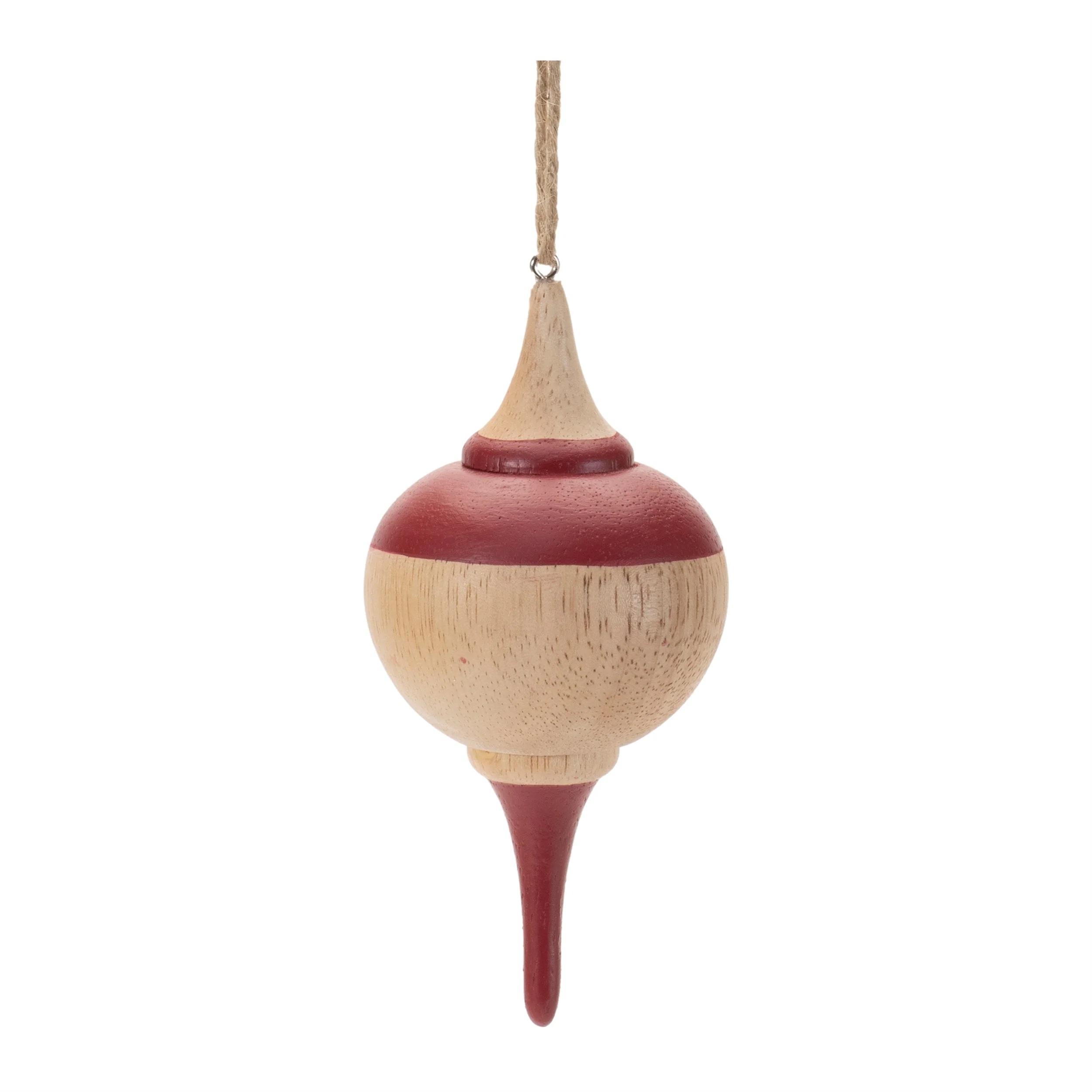 Oak Wood Top Ornament (Set of 12) - Image 4