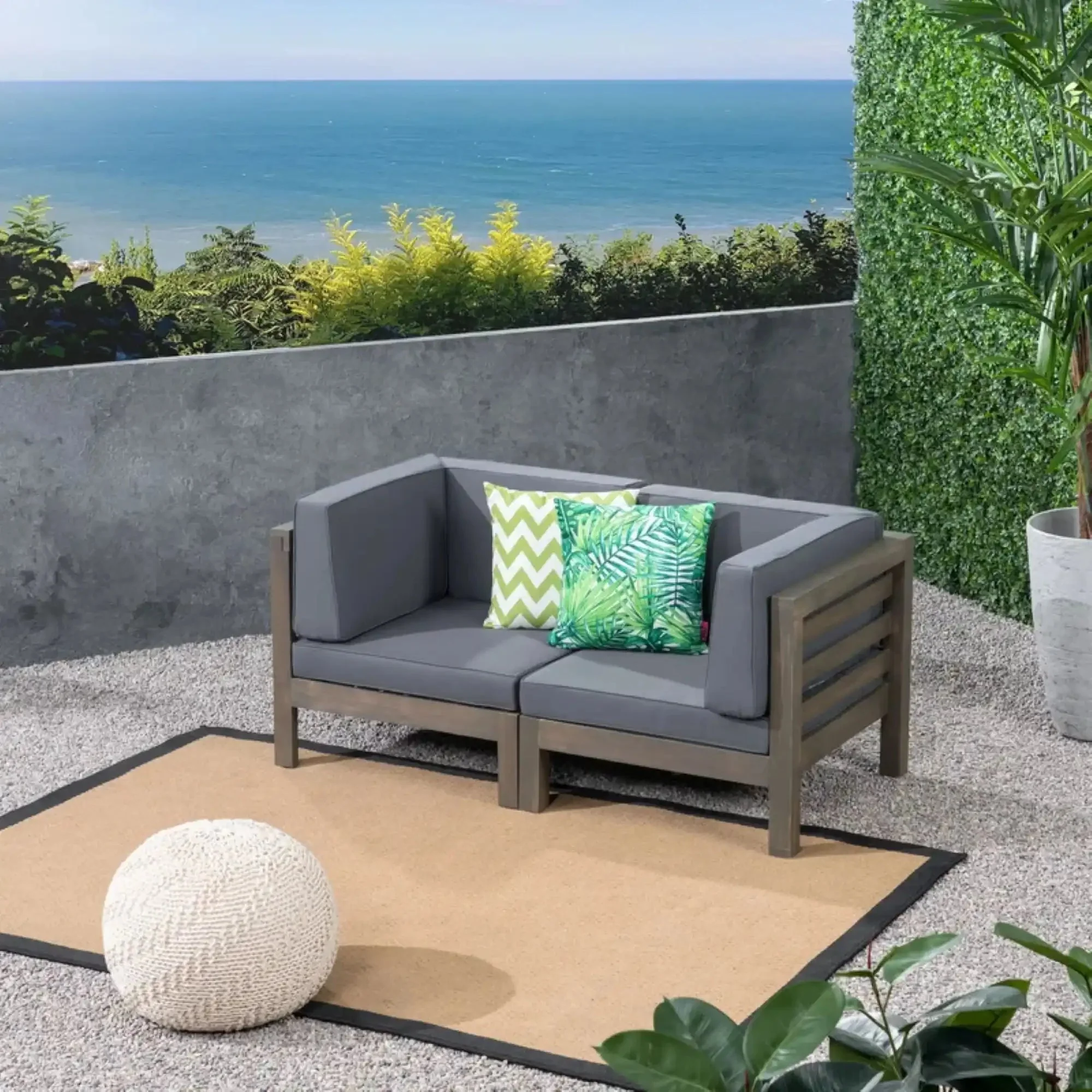 Oana - 2 Piece Loveseat Set With Water Resistant Cushions - Image 8