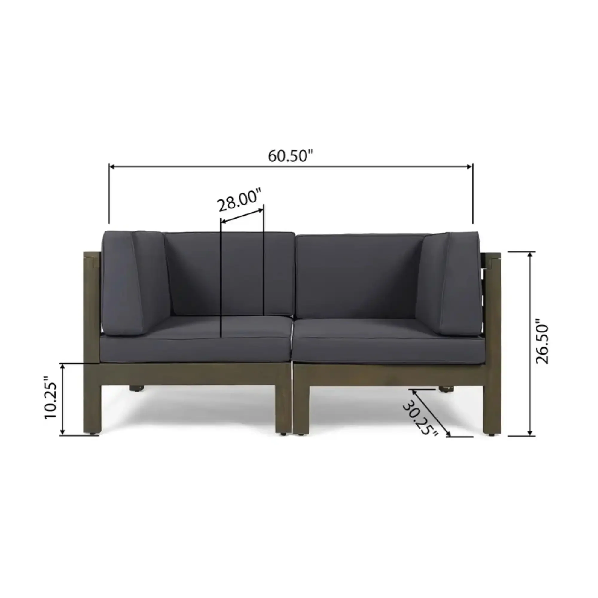 Oana - 2 Piece Loveseat Set With Water Resistant Cushions - Image 9