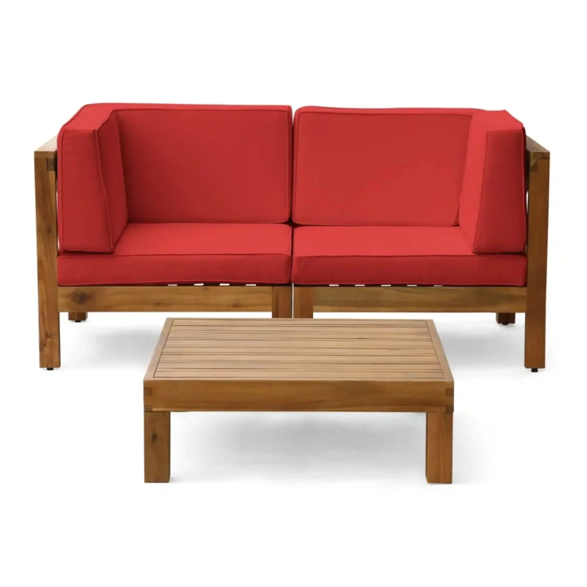 Oana - 3 Piece Love Seat Set With Coffee Table - Image 2