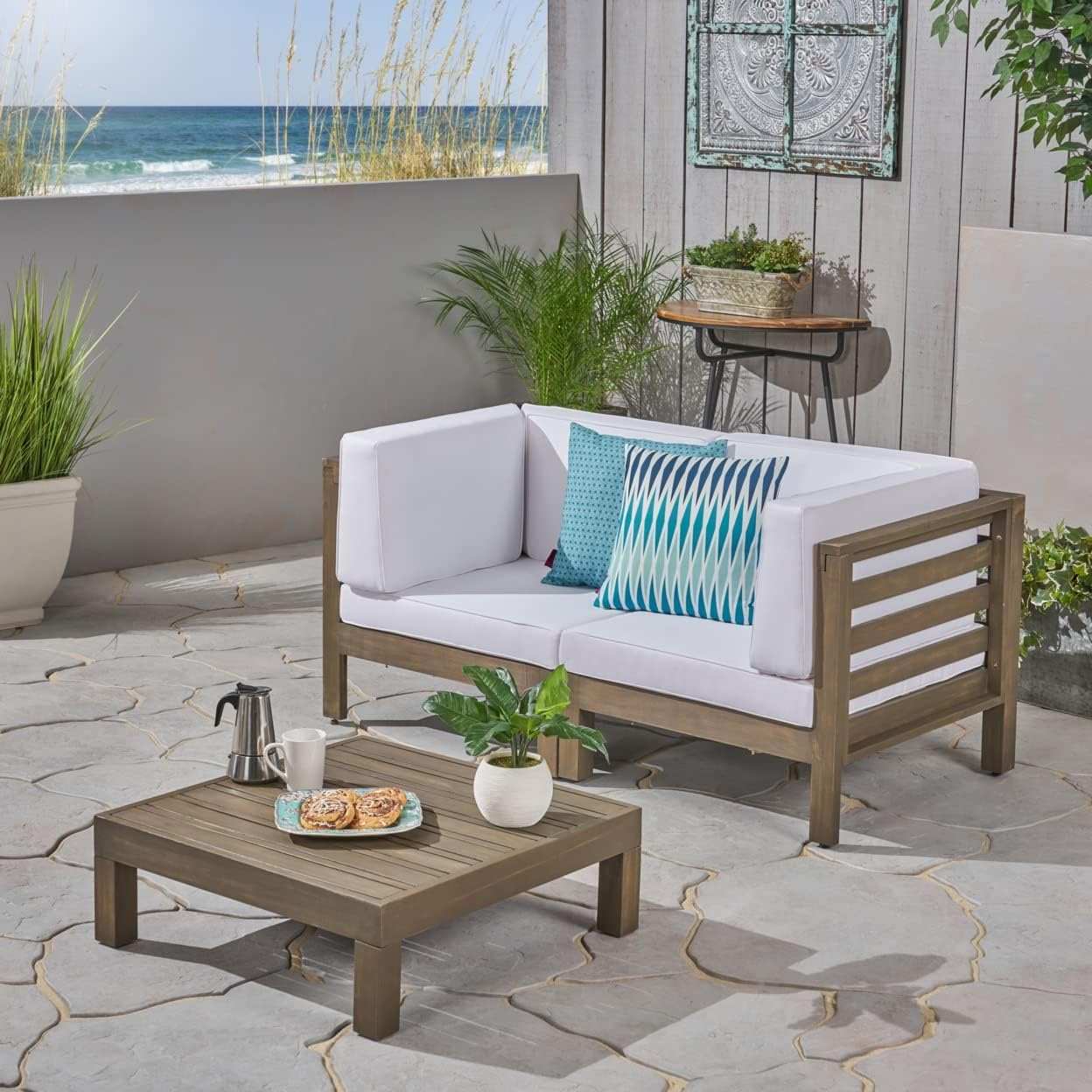 Oana - 3 Piece Love Seat Set With Coffee Table - Image 3