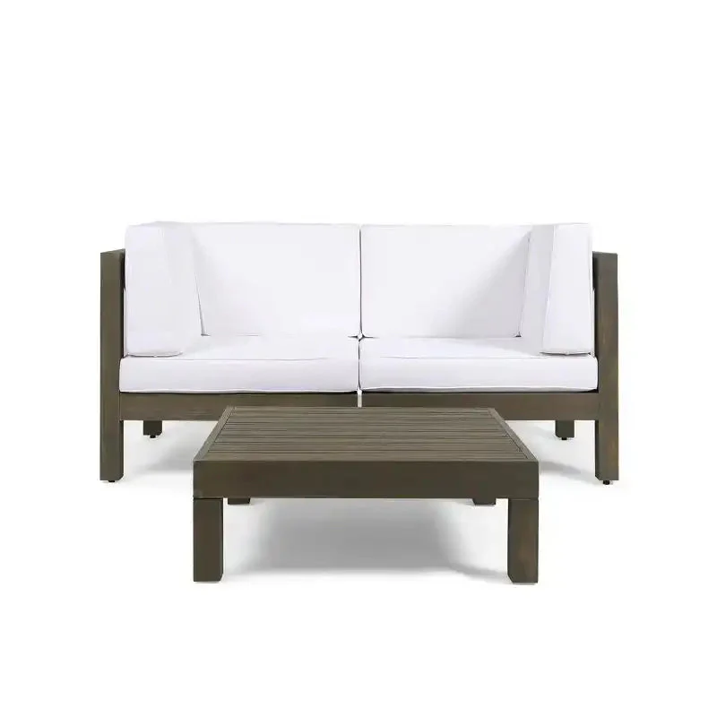 Oana - 3 Piece Love Seat Set With Coffee Table - Image 9