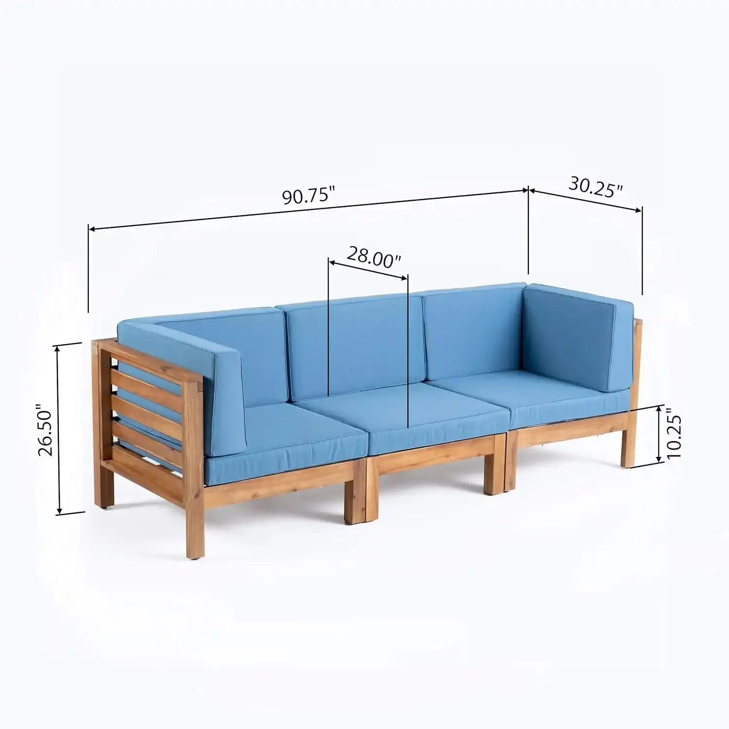 Oana - 3 Piece Sofa Set With Water Resistant Cushions - Image 10