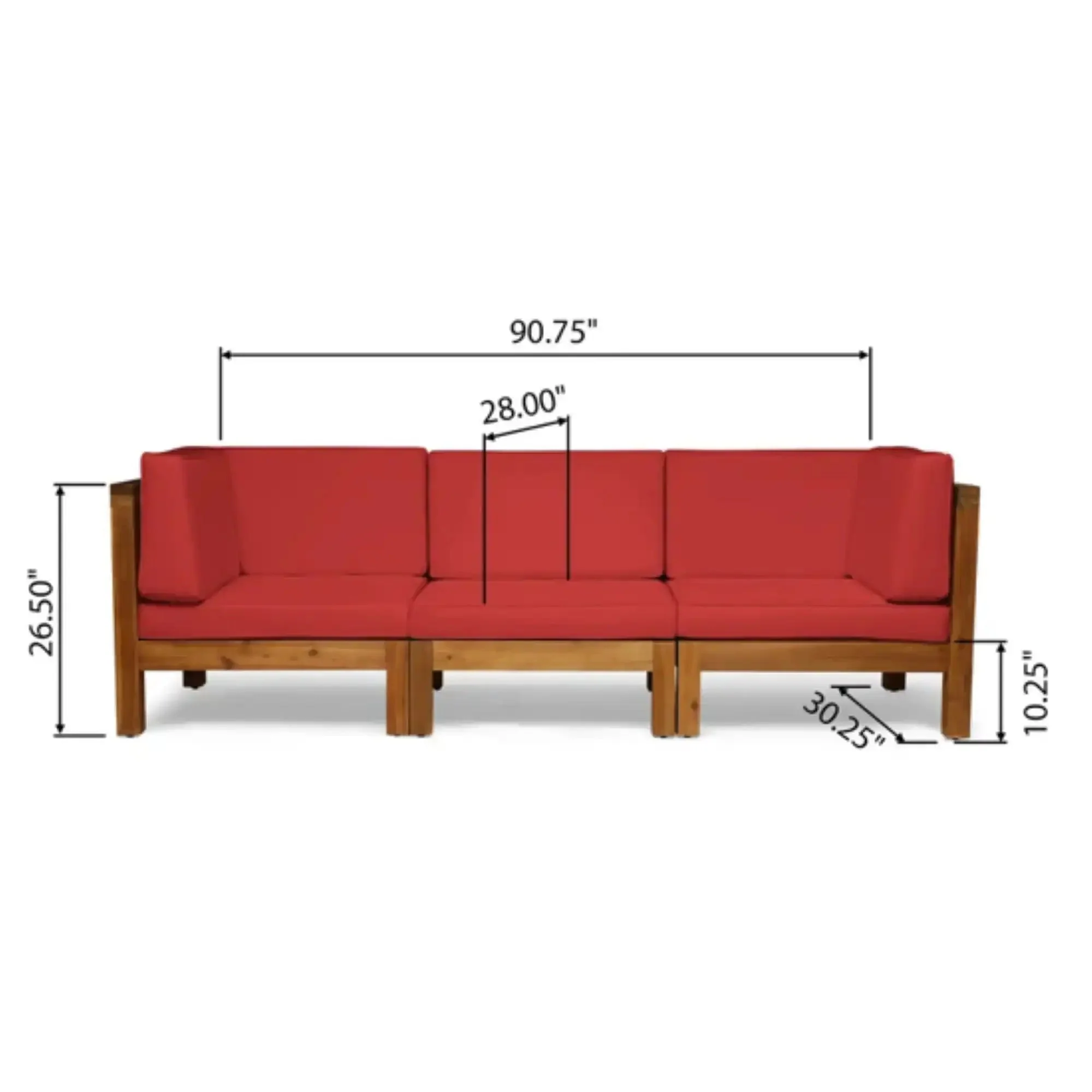 Oana - 3 Piece Sofa Set With Water Resistant Cushions - Image 14