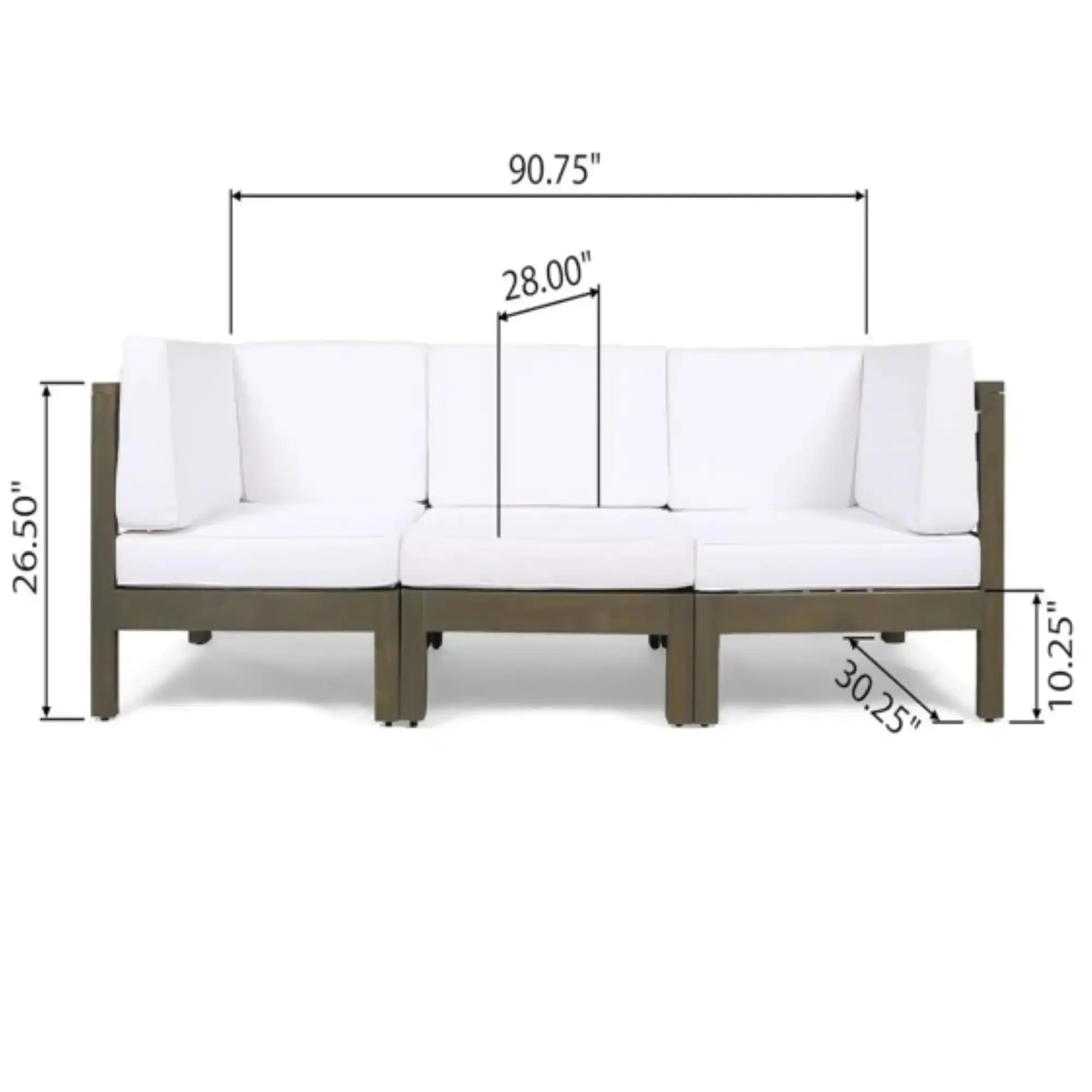 Oana - 3 Piece Sofa Set With Water Resistant Cushions - Image 16