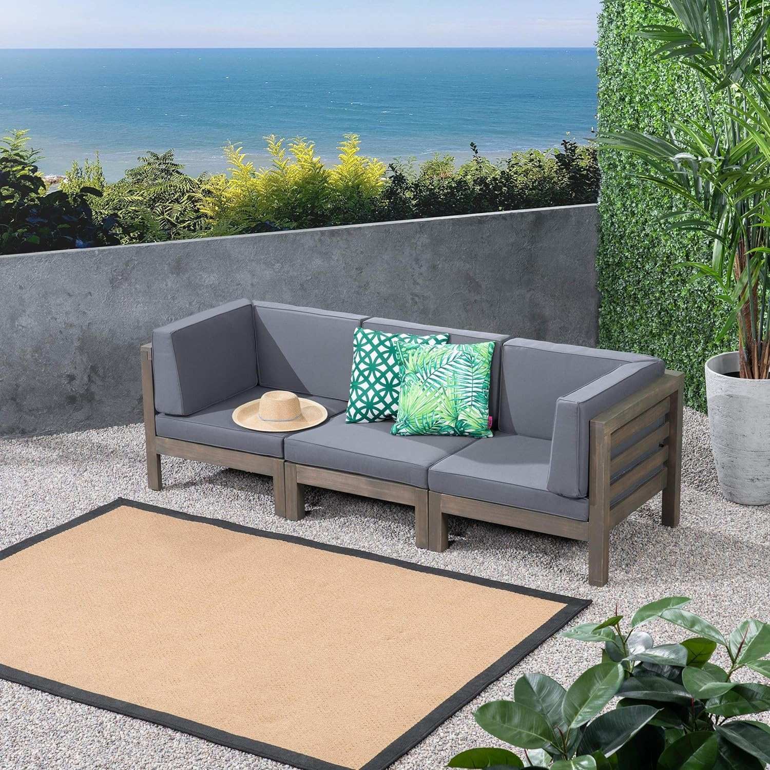 Oana - 3 Piece Sofa Set With Water Resistant Cushions - Image 7