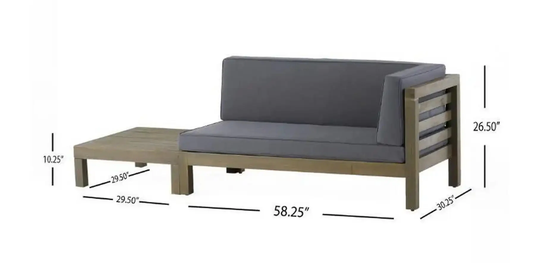 Oana - Corner Bench And Coffee Table - Image 5