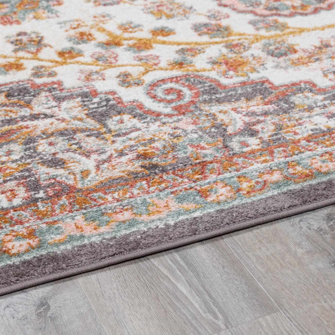 Oark Floral Medallion Area Rug - Image 11