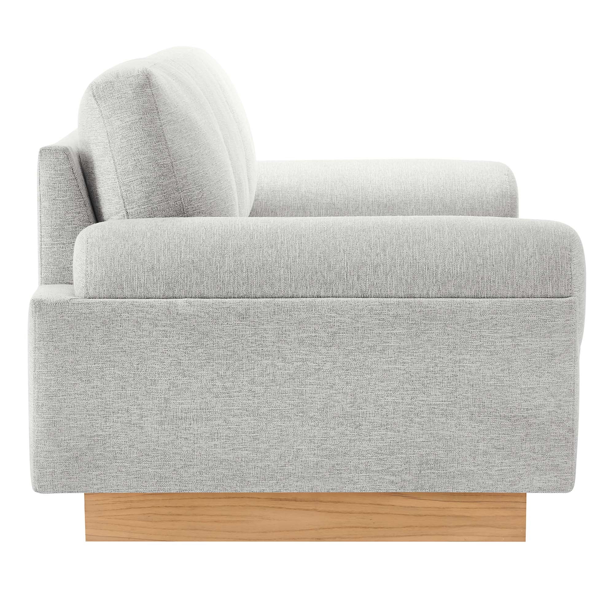 Oasis Upholstered Fabric Sofa by Modway - Image 4