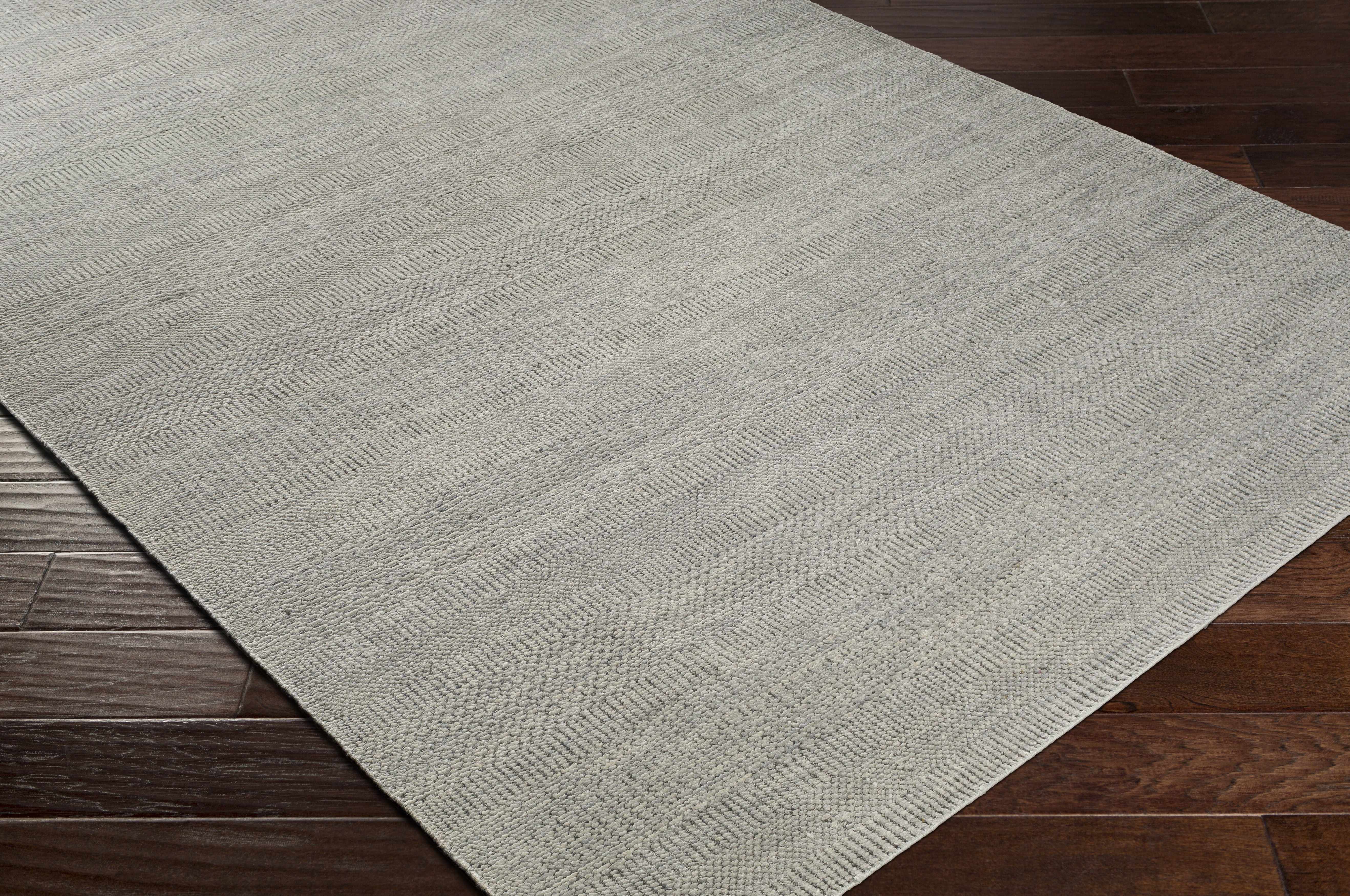 Ocate Gray Wool Area Rug - Clearance - Image 2