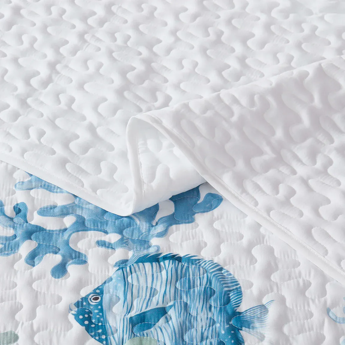 Oceana Watercolor Sea Life Quilt Set - Image 14