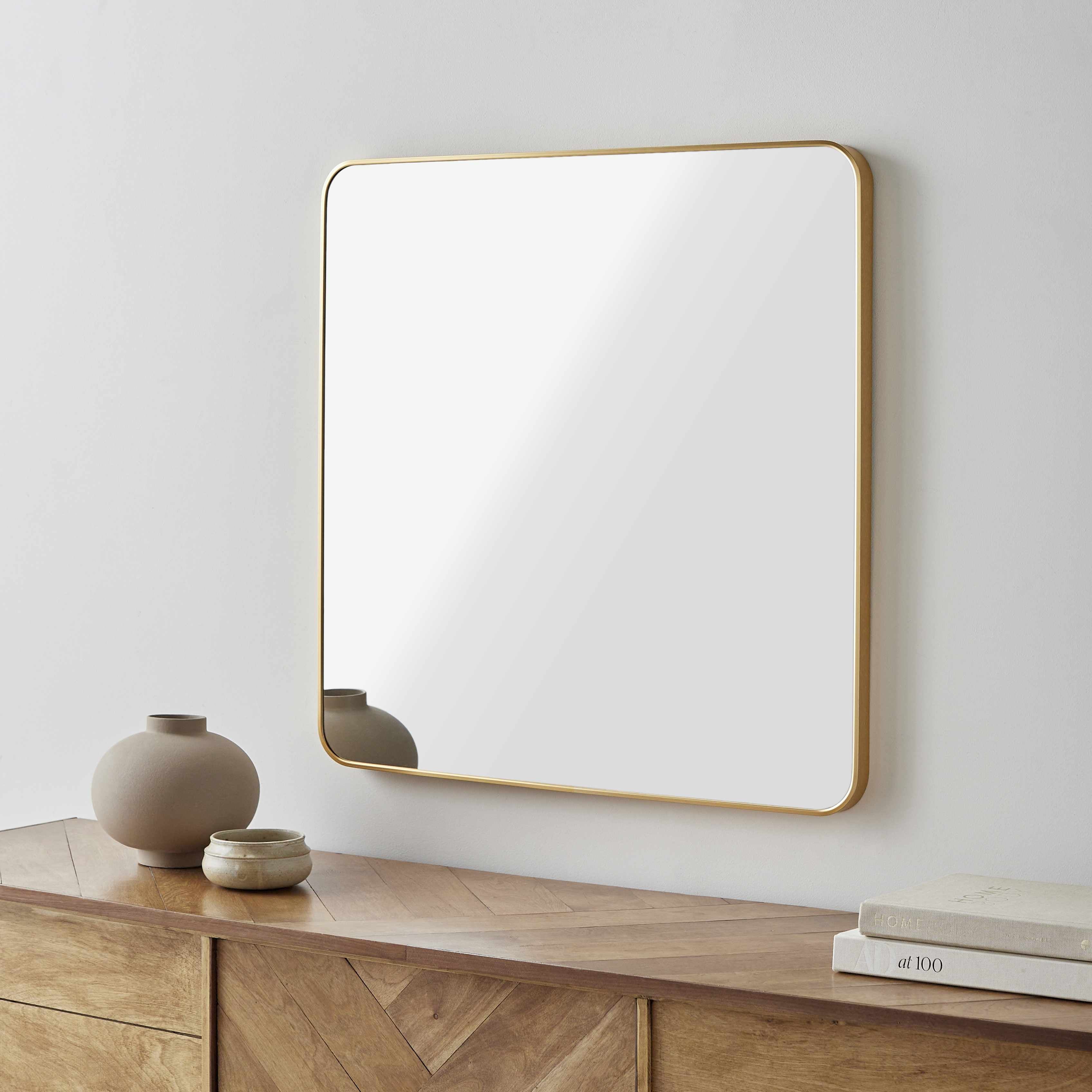 Ockenfels Modern Arched Gold Wall Mirror - Image 5