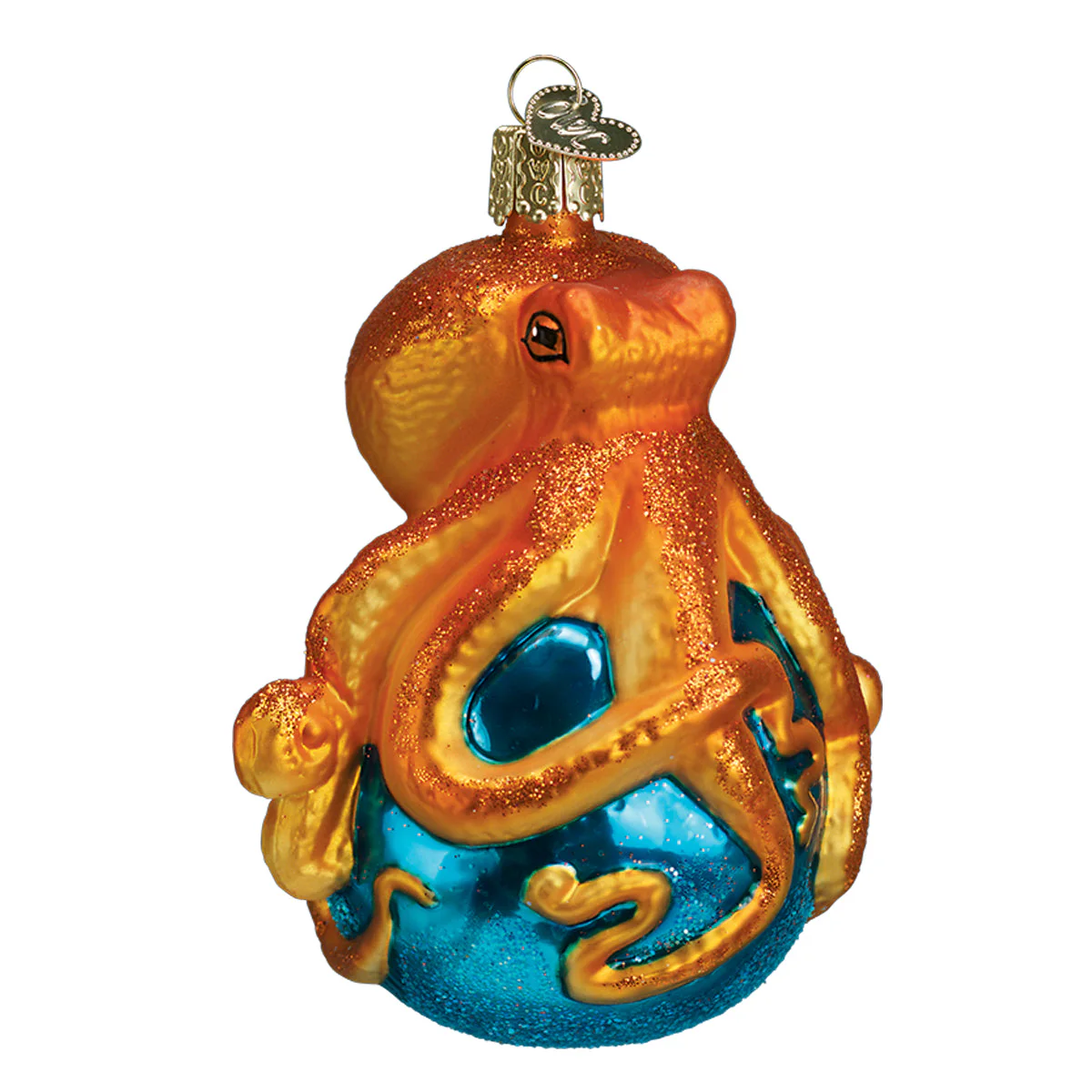 Octopus Ornament 3.75x3x2.5 Inches by Old World Christmas - Image 3