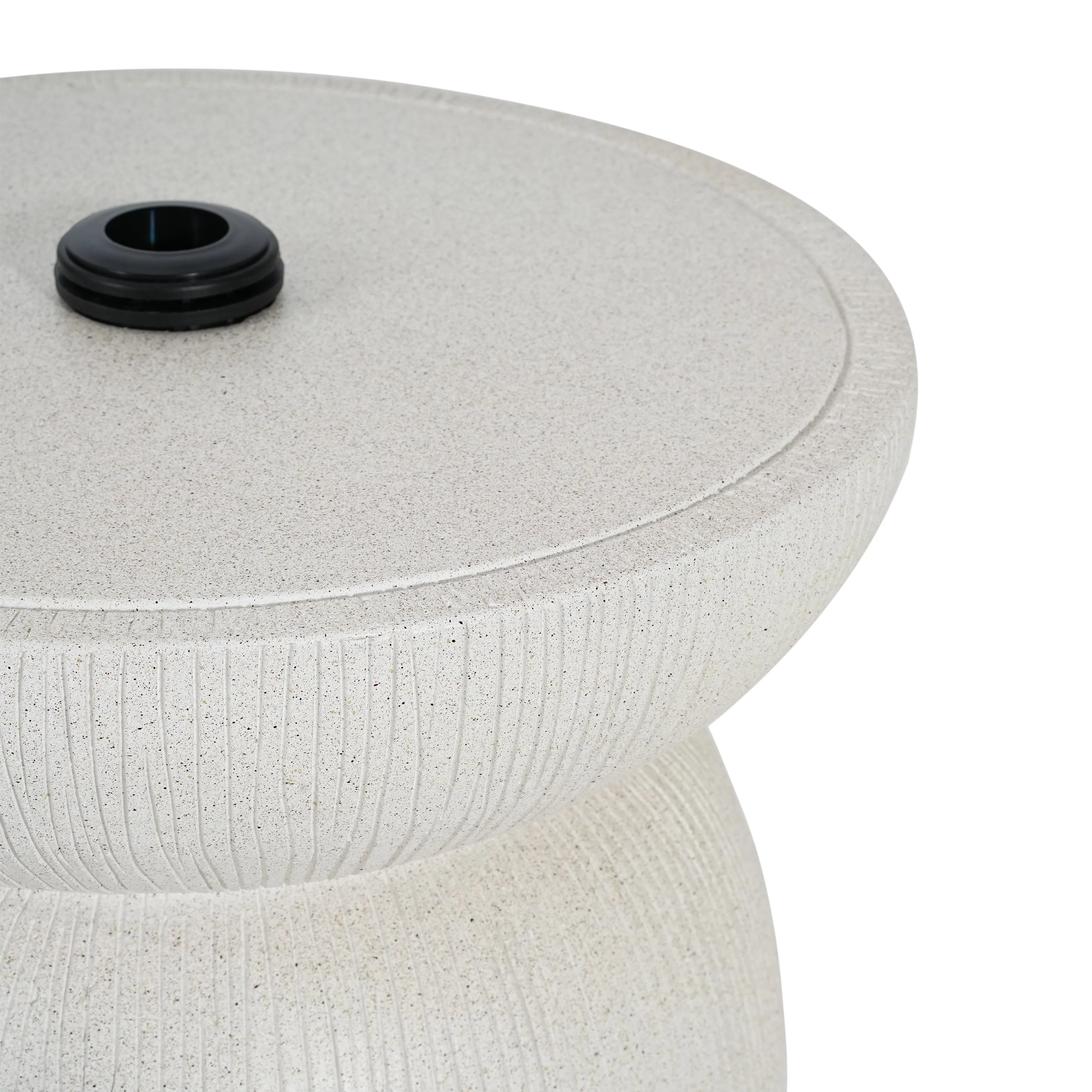 Odelia MGO Outdoor Patio Side Table Umbrella Base - Image 10